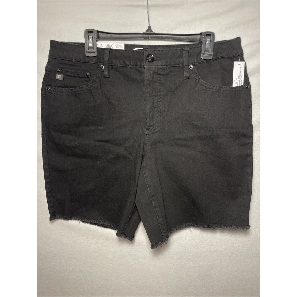 Seven7 Ladies Relaxed Bermuda Short Size 12 Black